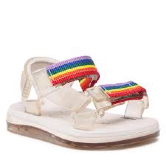 Mini Melissa - Baby Girl Papete + Rider I INF - Beige / Beige Rainbow - Picture 3 of 16